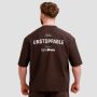 Unstoppable Oversized T-Shirt in Brown - GymBeam XL
