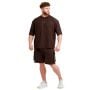 Unstoppable Oversized T-Shirt in Brown - GymBeam XL