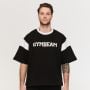 Premium Heavyweight Varsity T-Shirt in Black  - GymBeam M