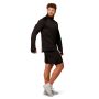 Pulse Lauf-Sweatshirt mit halbem Reißverschluss in Black - GymBeam XL