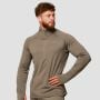 Pulse Lauf-Sweatshirt mit halbem Reißverschluss in Vetiver - GymBeam XXL