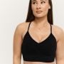 Sculpt Seemless Sport-BH in Black - GymBeam XL