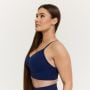Sculpt Seamless Sports Bra Navy - GymBeam S