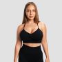 Sculpt Seamless Sports Bra Black - GymBeam S