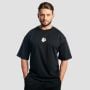 Shaker Boxy T-Shirt in Black - GymBeam S