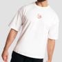 Shaker Boxy T-Shirt in White - GymBeam XL