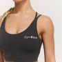 BEAT Sports Bra Charcoal - GymBeam L