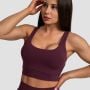 Cut-Out Sport-BH in Eggplant - GymBeam XXL