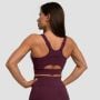Cut-Out Sport-BH in Eggplant - GymBeam XXL