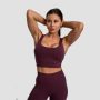 Cut-Out Sport-BH in Eggplant - GymBeam XXL