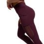 Mesh-Panel Leggings für Frauen in Eggplant - GymBeam S