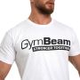 Stronger Together T-Shirt White - GymBeam XXXL