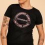 Serenity T-Shirt für Frauen in Black - BeastPink XL