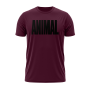 T-shirt Animal in Maroon - Universal Nutrition M