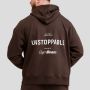 Unstoppable Hoodie in Brown - GymBeam XL