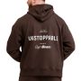 Unstoppable Hoodie in Brown - GymBeam XL