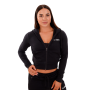 TRN Zip-Up Hoodie für Frauen in Black - GymBeam S