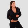 TRN Zip-Up Hoodie für Frauen in Black - GymBeam S