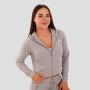 TRN Hoodie mit Reißverschluss in Grey - GymBeam S