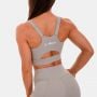 Cut-Out Sport-BH in Grey - GymBeam L