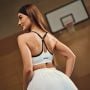 Varsity Skort für Frauen in White - GymBeam XL