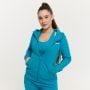 Limitless Hoodie mit Reißverschluss für Frauen in Aquamarine - GymBeam S