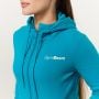 Limitless Hoodie mit Reißverschluss für Frauen in Aquamarine - GymBeam S