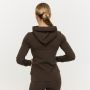 Women‘s Limitless Zip Up Hoodie Espresso - GymBeam XS