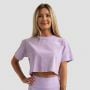 Limitless Cropped T-Shirt für Frauen Lavender - GymBeam S