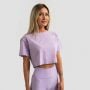 Limitless Cropped T-Shirt für Frauen Lavender - GymBeam S