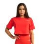 Limitless Cropped T-Shirt für Frauen Hot Red - GymBeam XS