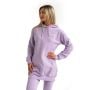 Limitless Longline Hoodie für Frauen Lavender - GymBeam L
