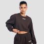 Aura Cropped Sweatshirt für Frauen in Tee Brown - GymBeam M