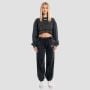 Women‘s Aura Cropped Sweatshirt Washed Black - GymBeam S