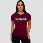 Beam T-Shirt für Frauen Burgundy - GymBeam XXL