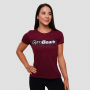 Beam T-Shirt für Frauen Burgundy - GymBeam XXL