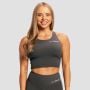 Women‘s BEAT Sports Top Charcoal - GymBeam S