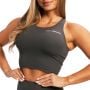 Women‘s BEAT Sports Top Charcoal - GymBeam S