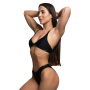 CURACAO Bikini Oberteil in Black - GymBeam L