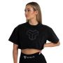 CropTop für Frauen in Washed Black - STRIX M