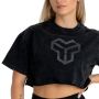 CropTop für Frauen in Washed Black - STRIX M