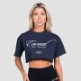 Earned Cropped T-Shirt für Frauen in Midnight - GymBeam L