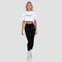 Earned Cropped T-Shirt für Frauen in White - GymBeam L