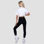 Earned Cropped T-Shirt für Frauen in White - GymBeam L