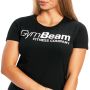 Women's Fitness T-shirt Black - GymBeam S