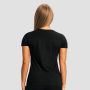 Women's Fitness T-shirt Black - GymBeam S