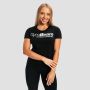 Women's Fitness T-shirt Black - GymBeam S