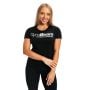 Women's Fitness T-shirt Black - GymBeam S
