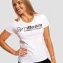 Women's Fitness T-shirt White - GymBeam L