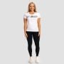 Women's Fitness T-shirt White - GymBeam L
